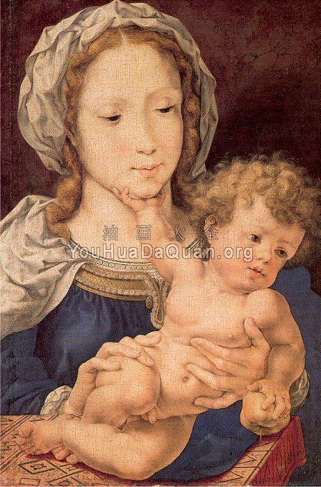 Virgin and Child - 扬·玛布斯